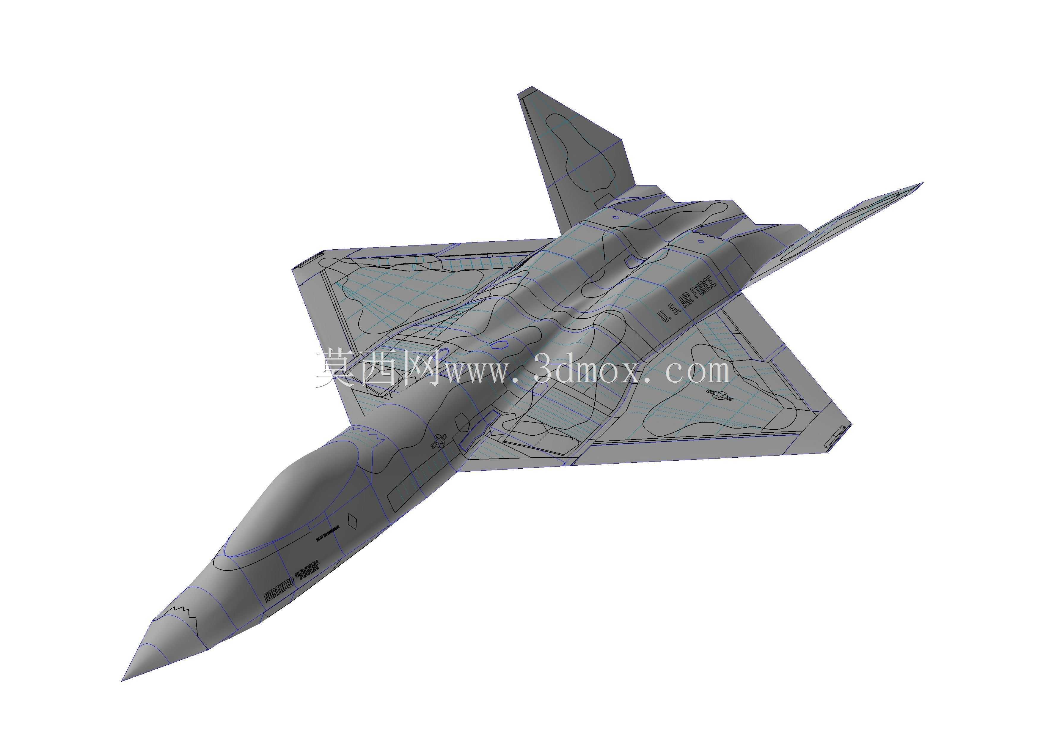 YF-23���ڹѸ�II����Ŀ�ļ�ģ��1/33