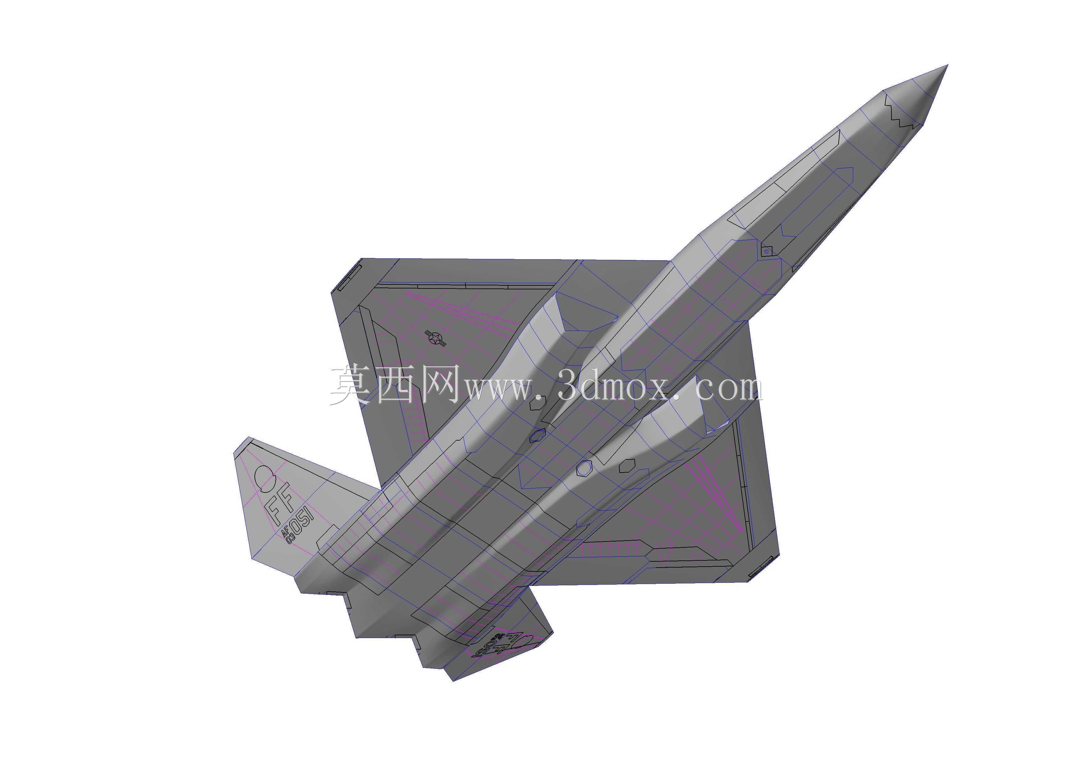 YF-23���ڹѸ�II����Ŀ�ļ�ģ��1/33