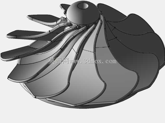 CADMAN挑战8-Autodesk Inventor零件造型-叶轮
