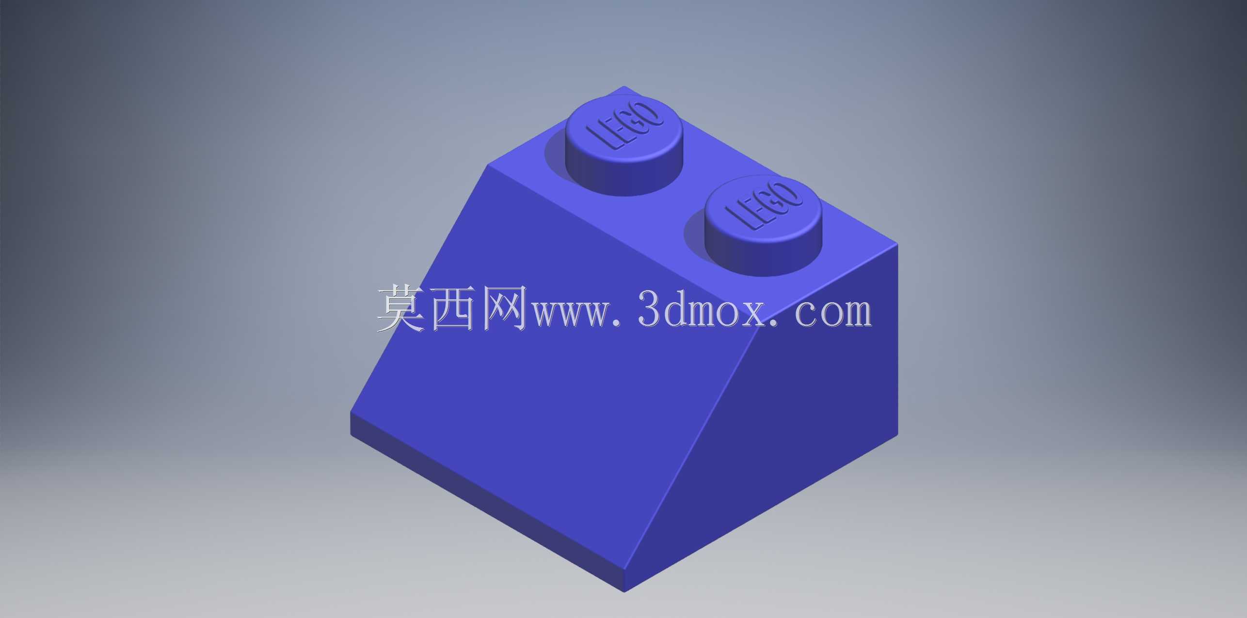 乐高2x2斜面