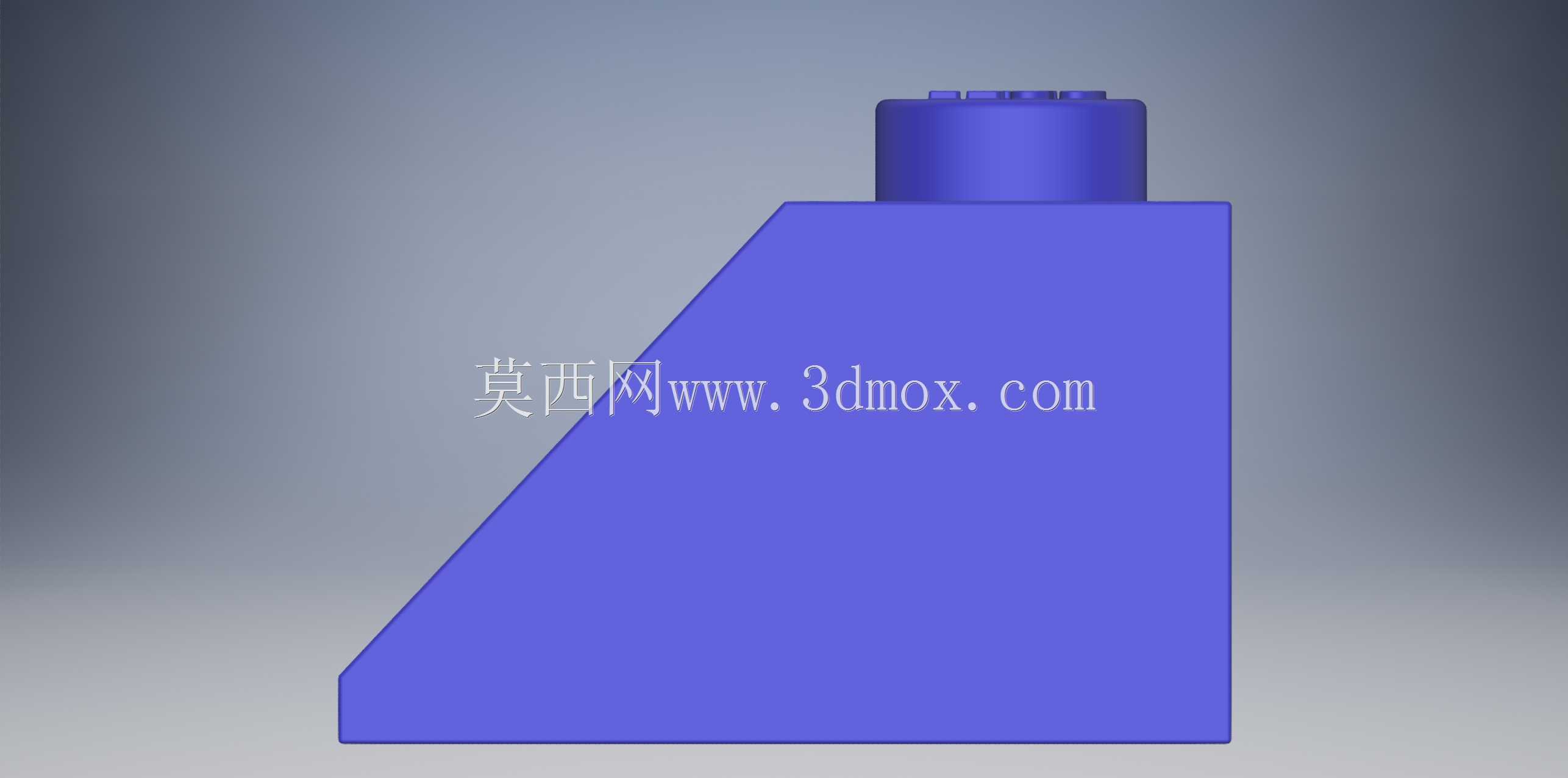 乐高2x2斜面