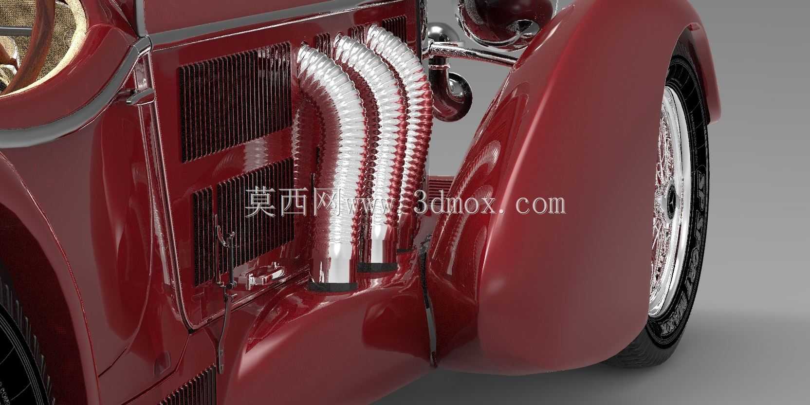 梅赛德斯-奔驰SS跑车1930(电影院4D)