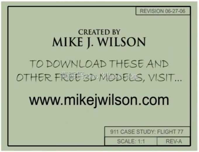 Mike J Wilson模拟911五角大楼袭击。