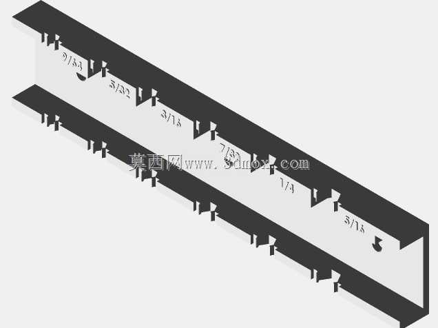 内六角扳手(卡入式)支架3D打印