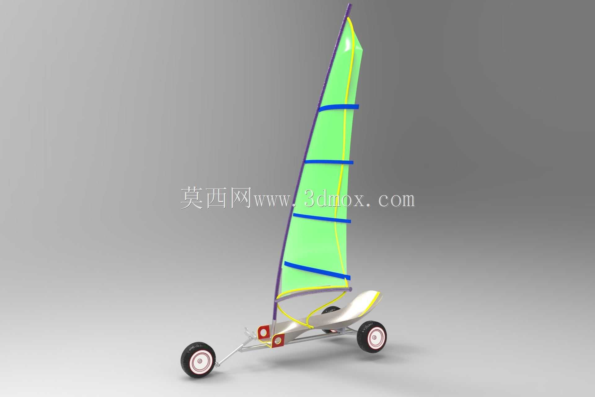 沙滩游艇