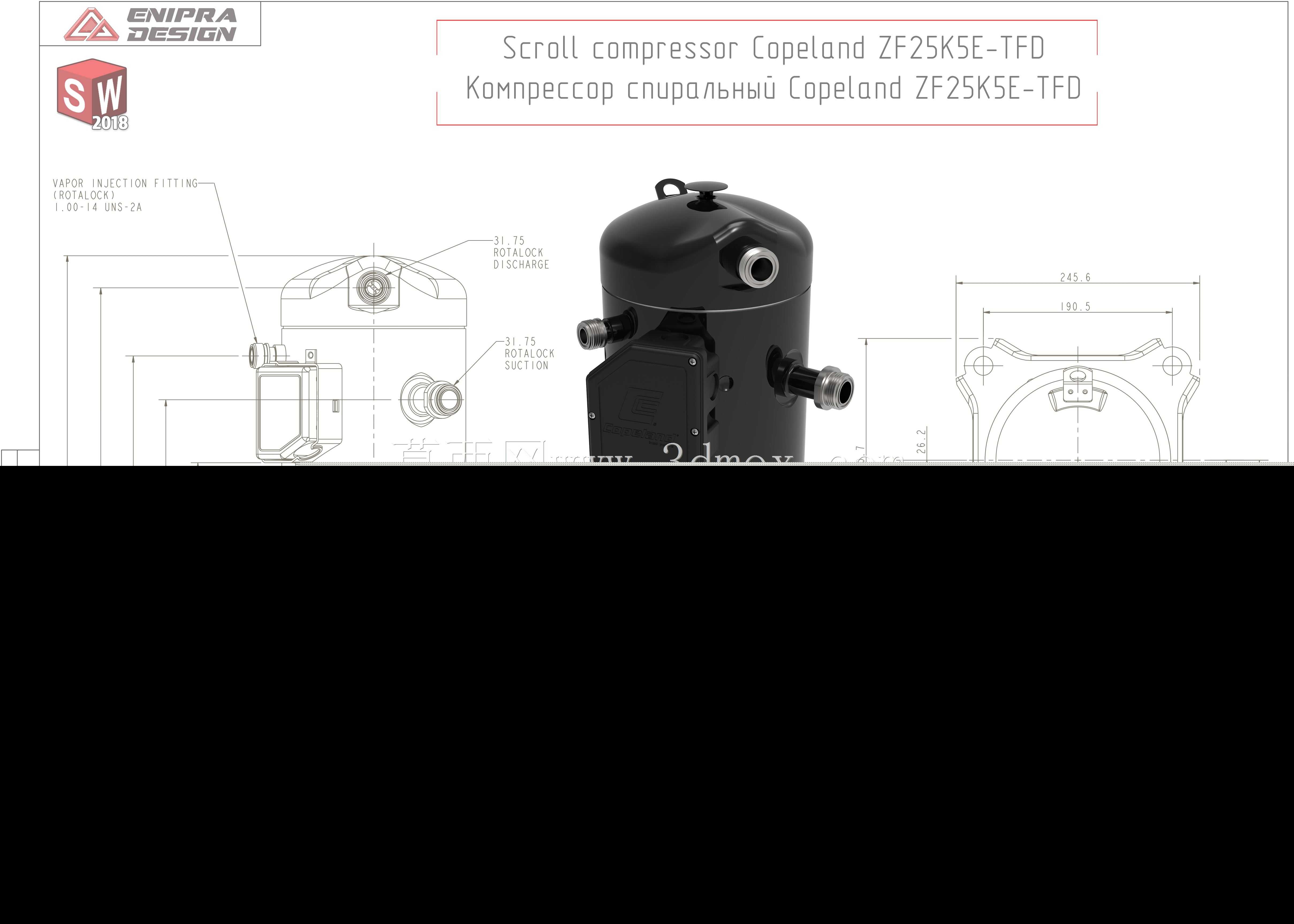 ZF 25涡旋压缩机科普兰