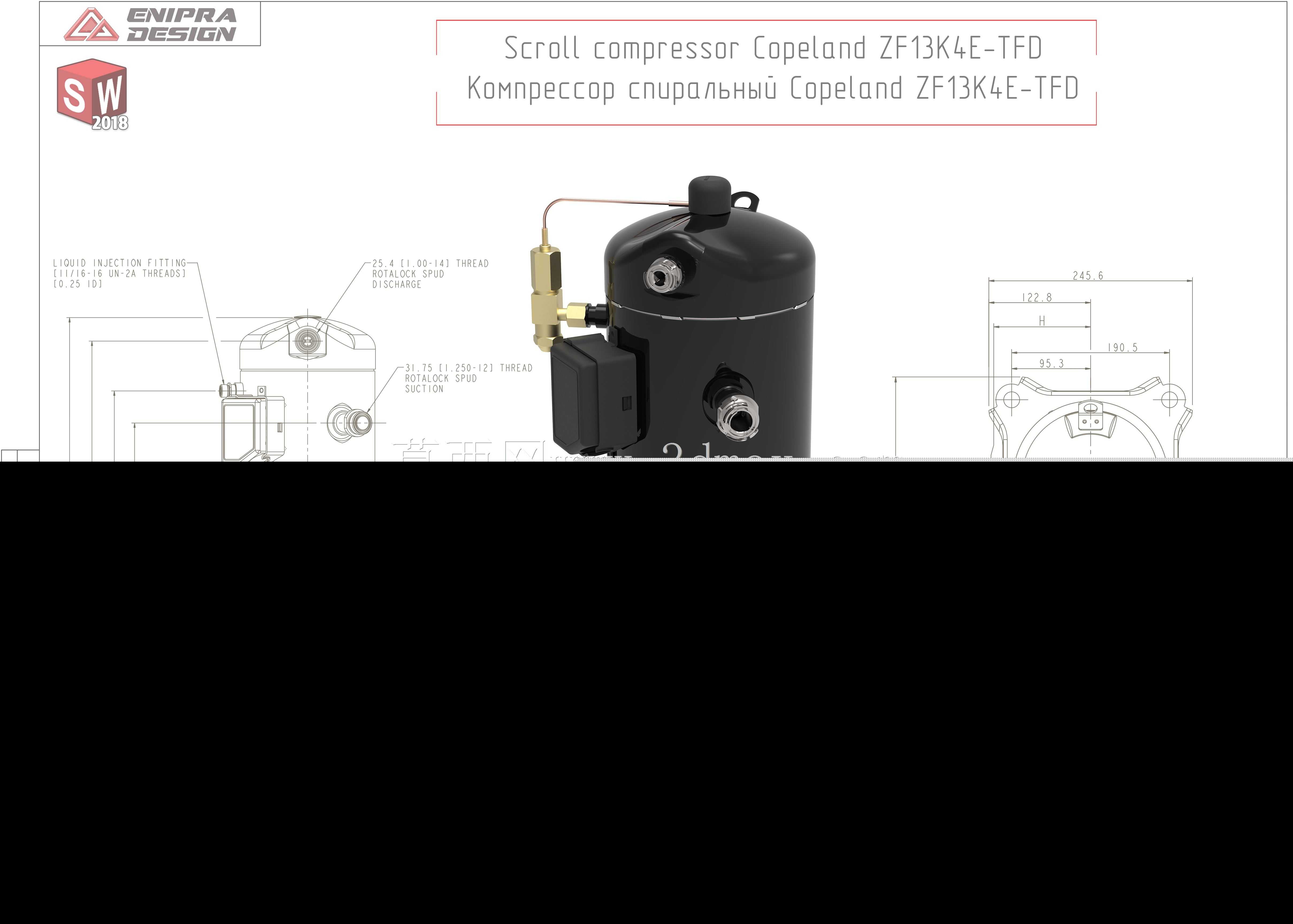 ZF 13涡旋压缩机科普兰