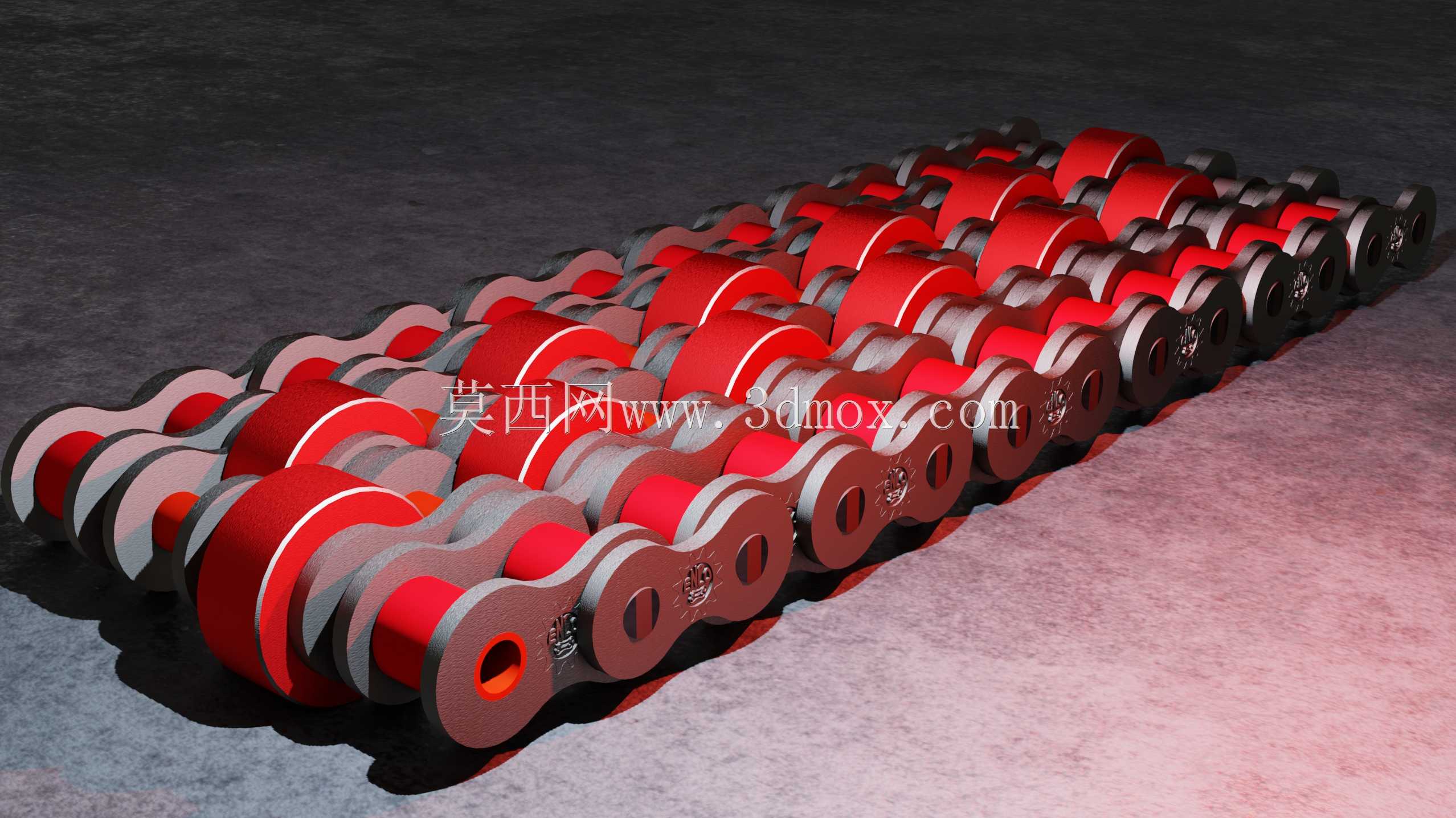 堆积链-飞辊-CORRENTE Fourpla COM ROLO CENTRAL DUPLO