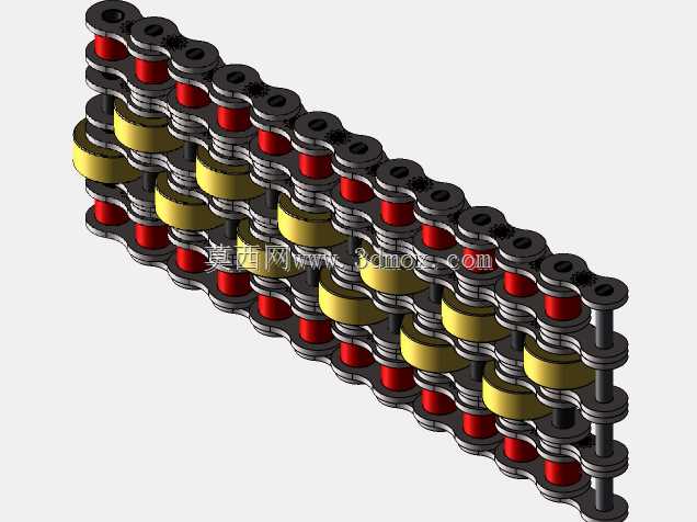 堆积链-飞辊-CORRENTE Fourpla COM ROLO CENTRAL DUPLO