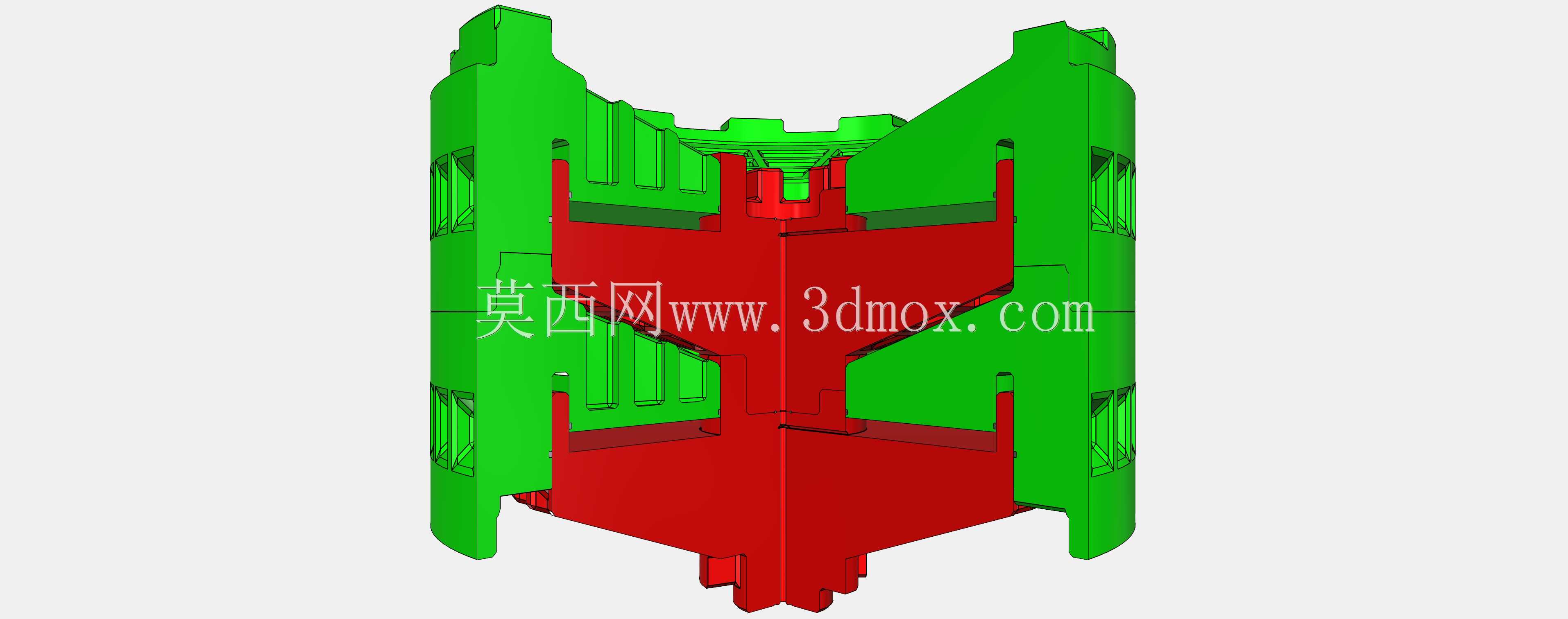 可堆叠、外加液体静压轴向轴承设计