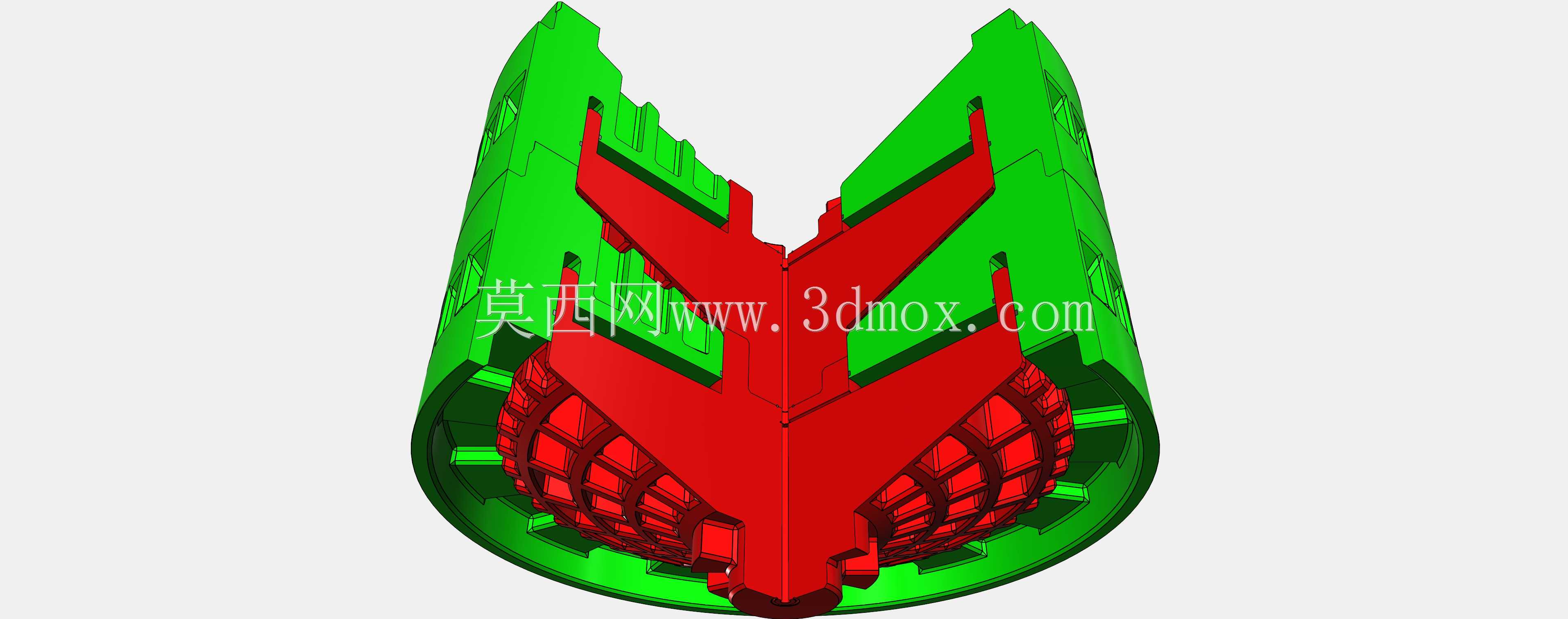 可堆叠、外加液体静压轴向轴承设计