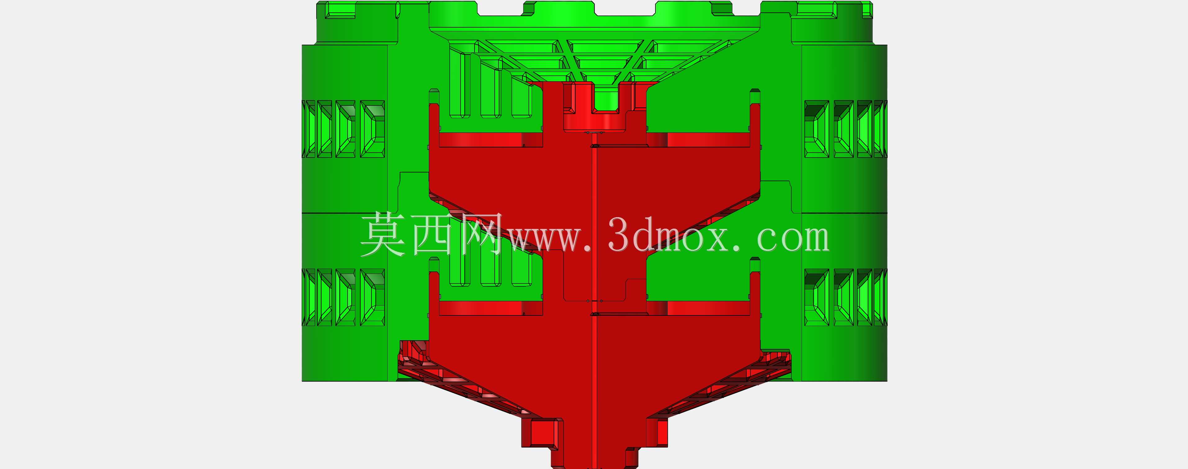 可堆叠、外加液体静压轴向轴承设计