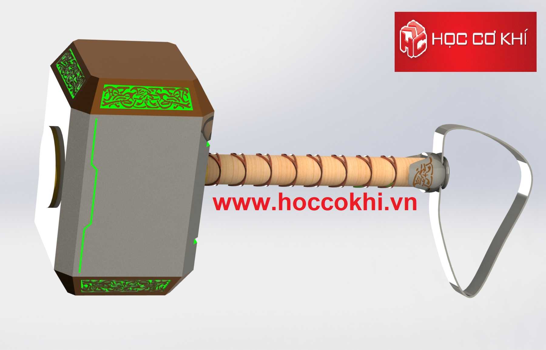 Mjolnir Hammer-bua Thor