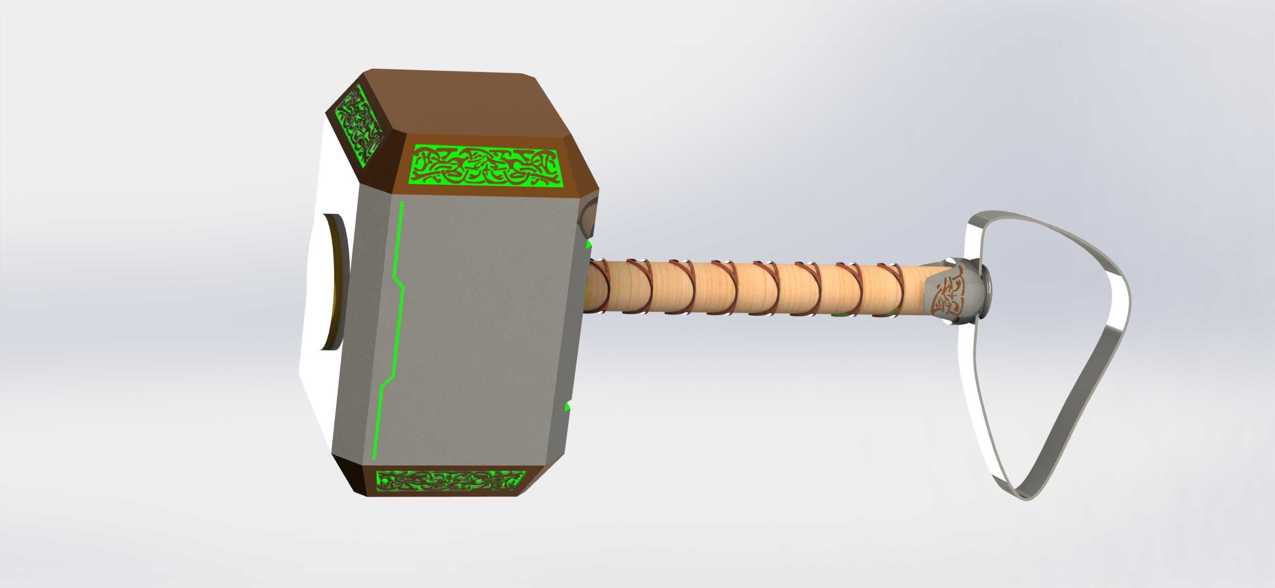 Mjolnir Hammer-bua Thor