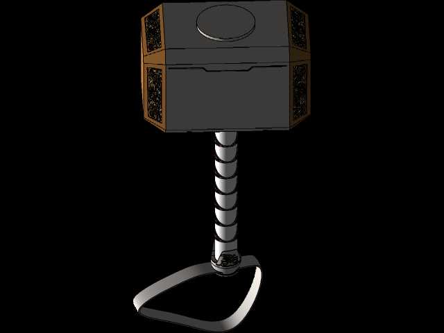 Mjolnir Hammer-bua Thor