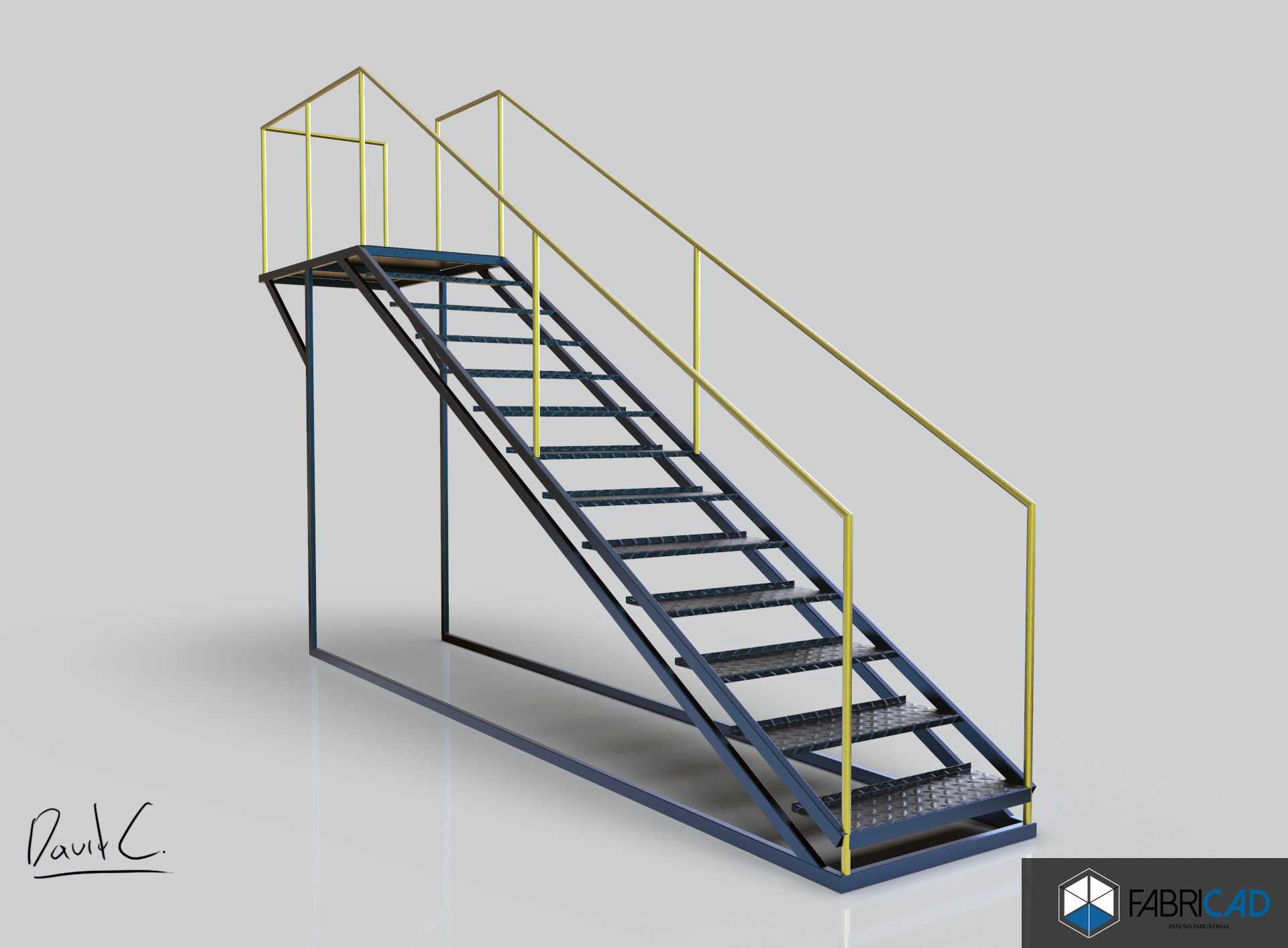 飞机楼梯-(ESCALERAS TIPO AVION)