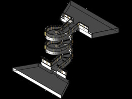 Escalier/Limons de 21''\u0026б�£���2����ת������б38.5''��