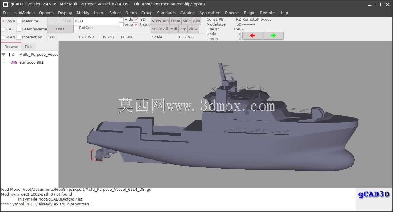 达门多用途船6214 DS
