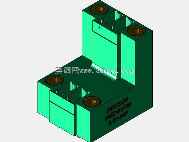 DEGSON 15EDG(M)3.81mm螺钉锁紧,可插拔接线板全套