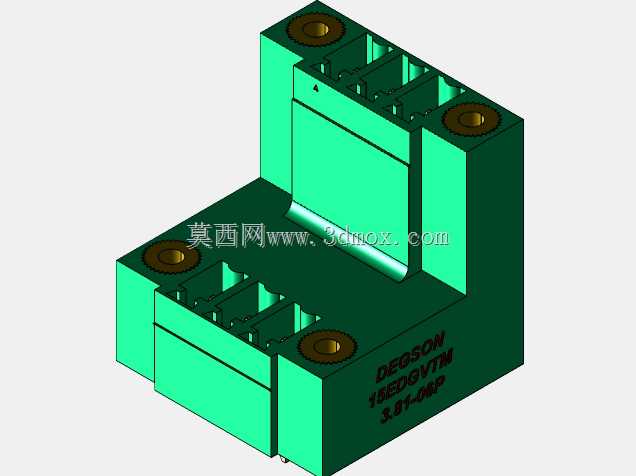 DEGSON 15EDG(M)3.81mm螺钉锁紧,可插拔接线板全套