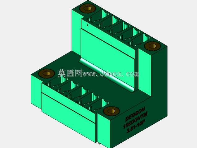 DEGSON 15EDG(M)3.81mm螺钉锁紧,可插拔接线板全套