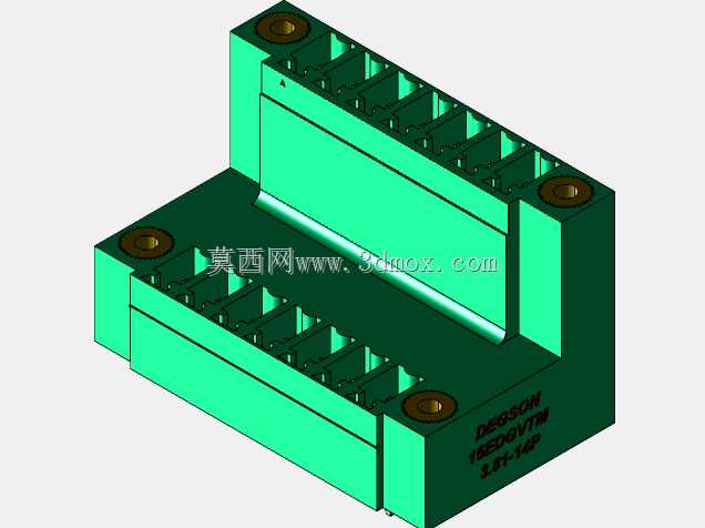 DEGSON 15EDG(M)3.81mm螺钉锁紧,可插拔接线板全套