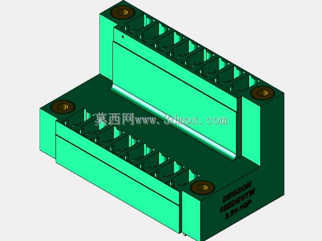 DEGSON 15EDG(M)3.81mm螺钉锁紧,可插拔接线板全套