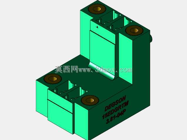DEGSON 15EDG(M)3.81mm螺钉锁紧,可插拔接线板全套