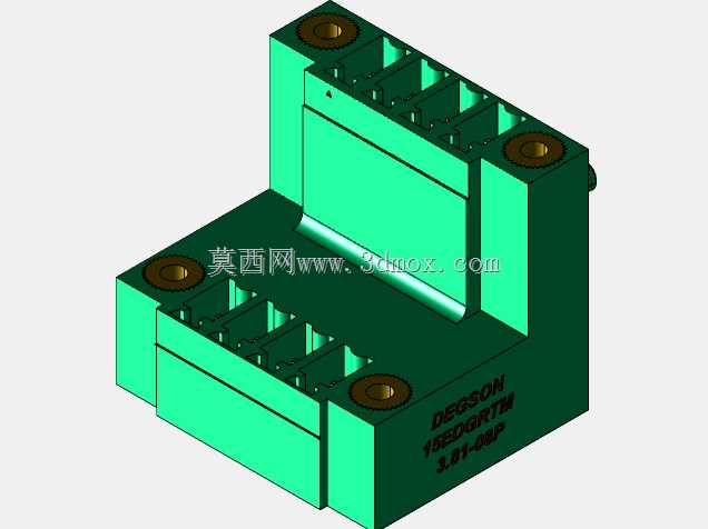 DEGSON 15EDG(M)3.81mm螺钉锁紧,可插拔接线板全套