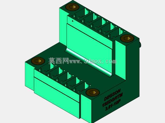 DEGSON 15EDG(M)3.81mm螺钉锁紧,可插拔接线板全套