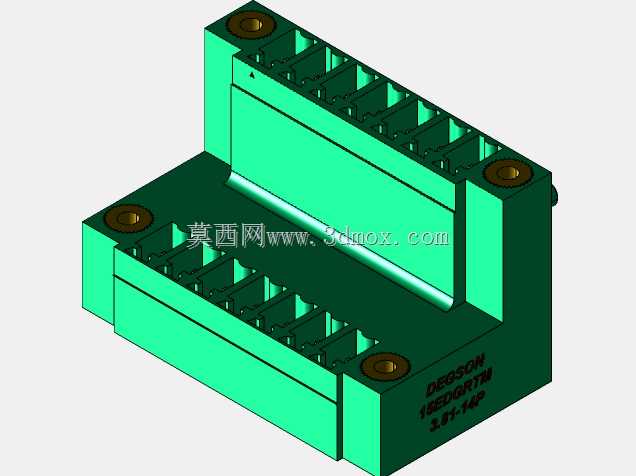 DEGSON 15EDG(M)3.81mm螺钉锁紧,可插拔接线板全套