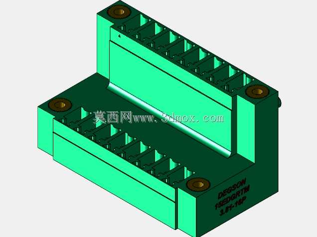 DEGSON 15EDG(M)3.81mm螺钉锁紧,可插拔接线板全套