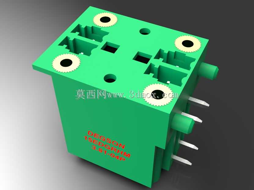 DEGSON 15EDG(M)3.81mm螺钉锁紧,可插拔接线板全套