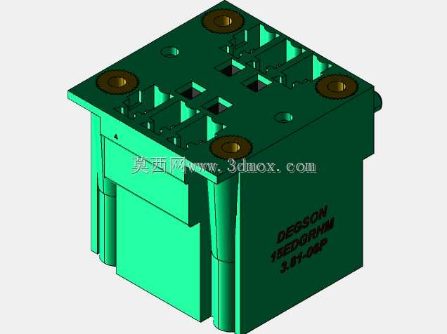 DEGSON 15EDG(M)3.81mm螺钉锁紧,可插拔接线板全套