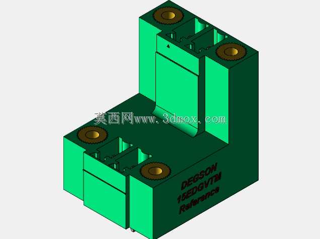 DEGSON 15EDG(M)3.81mm螺钉锁紧,可插拔接线板全套