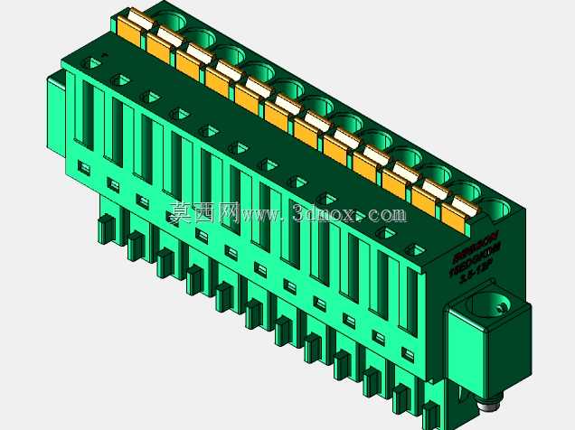 DEGSON 15EDG(M)3.5mm螺钉锁紧,可插拔接线板全套