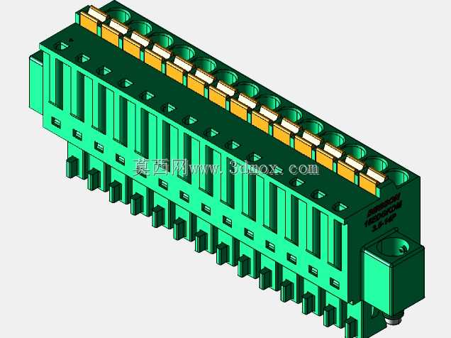 DEGSON 15EDG(M)3.5mm螺钉锁紧,可插拔接线板全套