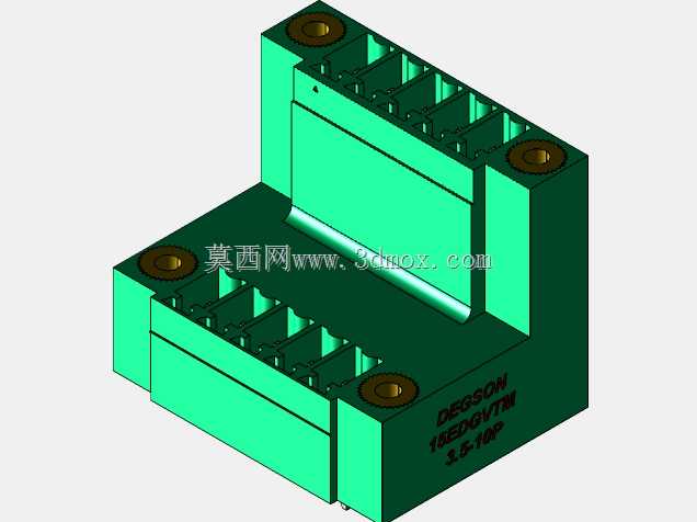 DEGSON 15EDG(M)3.5mm螺钉锁紧,可插拔接线板全套