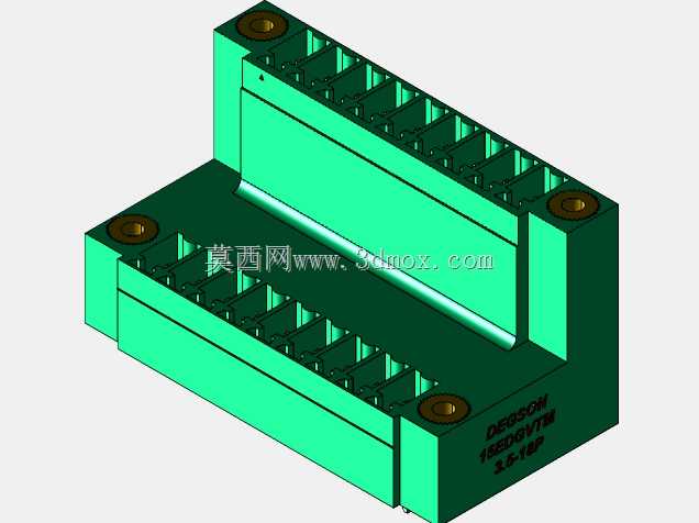 DEGSON 15EDG(M)3.5mm螺钉锁紧,可插拔接线板全套