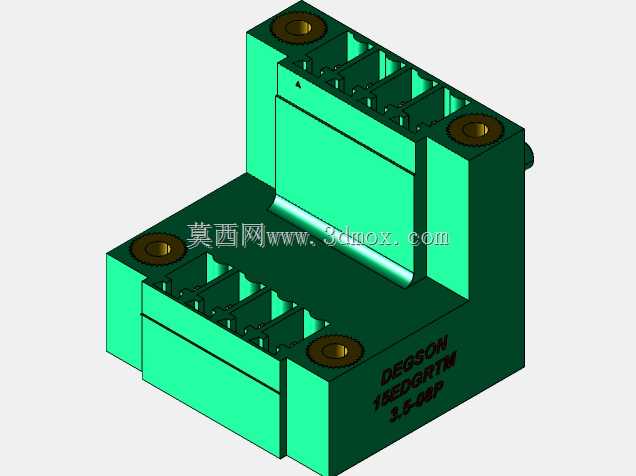 DEGSON 15EDG(M)3.5mm螺钉锁紧,可插拔接线板全套