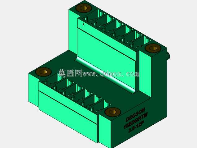 DEGSON 15EDG(M)3.5mm螺钉锁紧,可插拔接线板全套