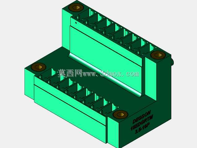 DEGSON 15EDG(M)3.5mm螺钉锁紧,可插拔接线板全套