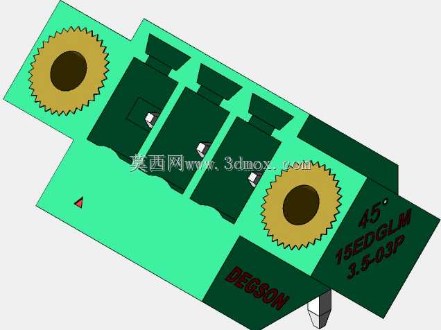 DEGSON 15EDG(M)3.5mm螺钉锁紧,可插拔接线板全套