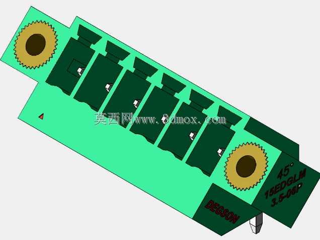 DEGSON 15EDG(M)3.5mm螺钉锁紧,可插拔接线板全套