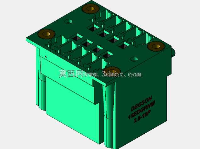 DEGSON 15EDG(M)3.5mm螺钉锁紧,可插拔接线板全套