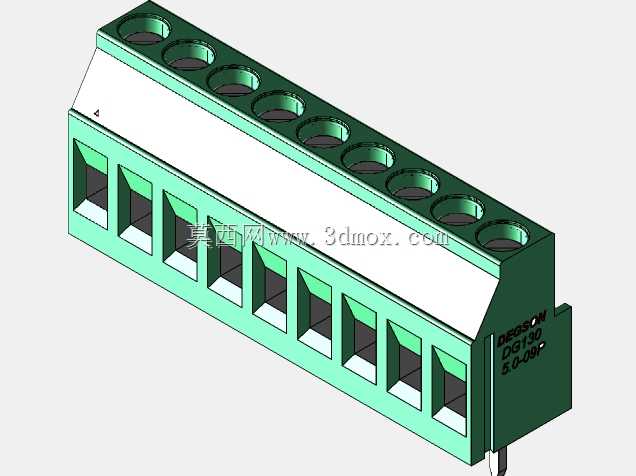 DEGSON DG130系列5.0/5.08/7.5/7.62mm接线盒组件