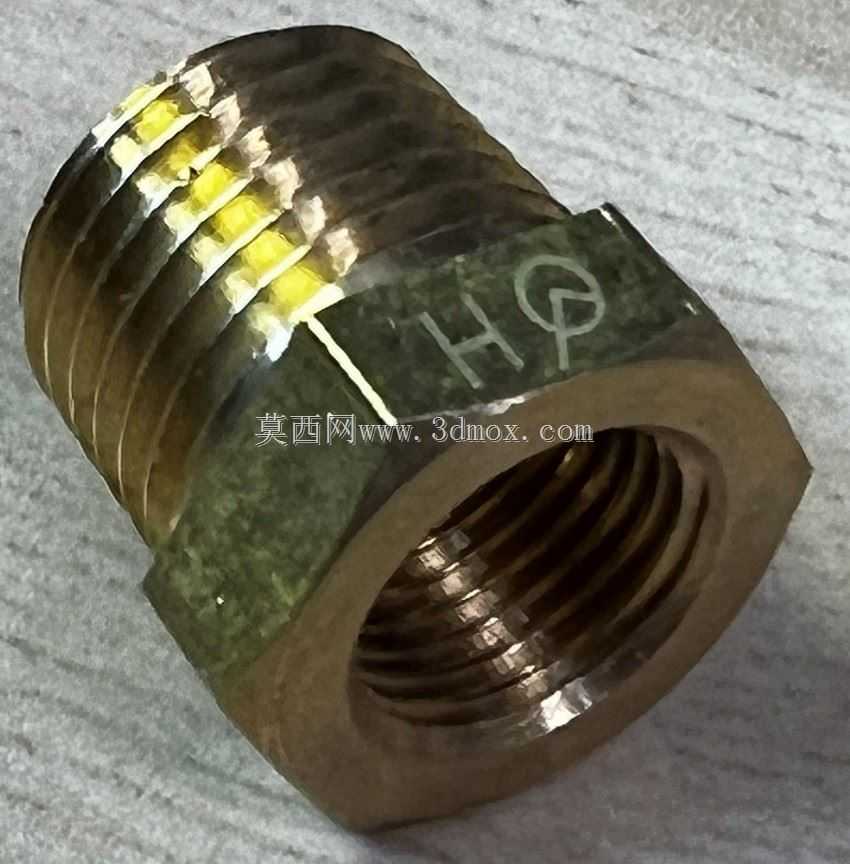 1/4英寸MNPT X 1/8英寸FNPT黄铜管件