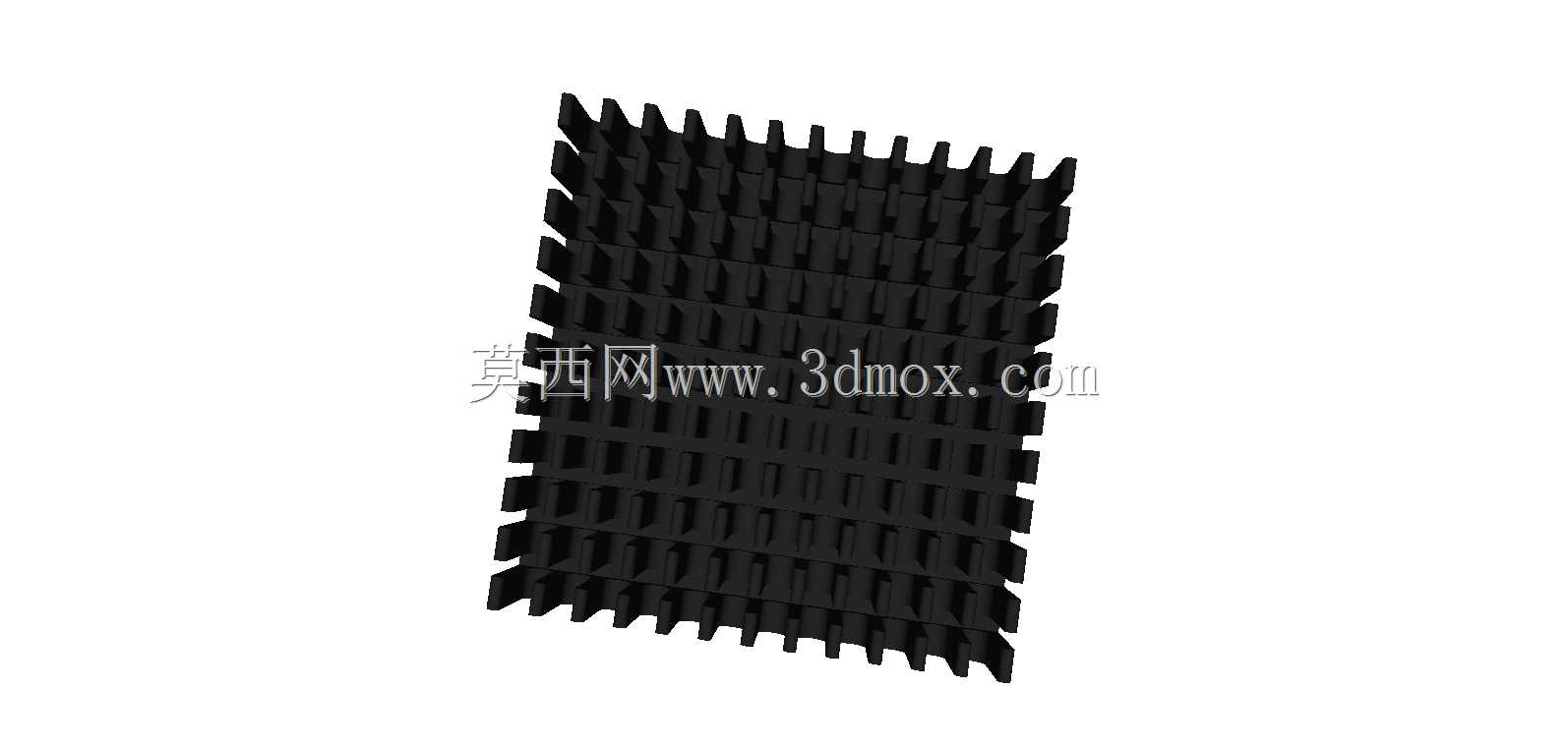 铝芯片组散热器(黑色40x40x11 mm)