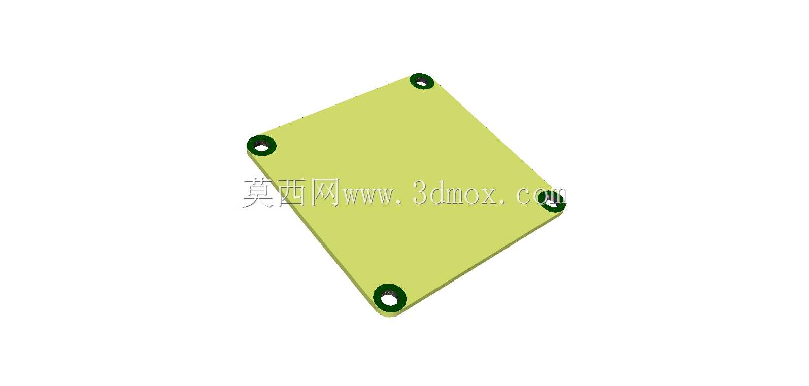 用于KiCad 3D渲染的FR4 PCB基板