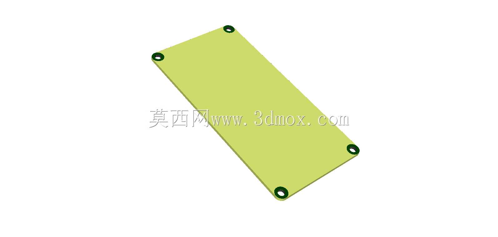 用于KiCad 3D渲染的FR4 PCB基板